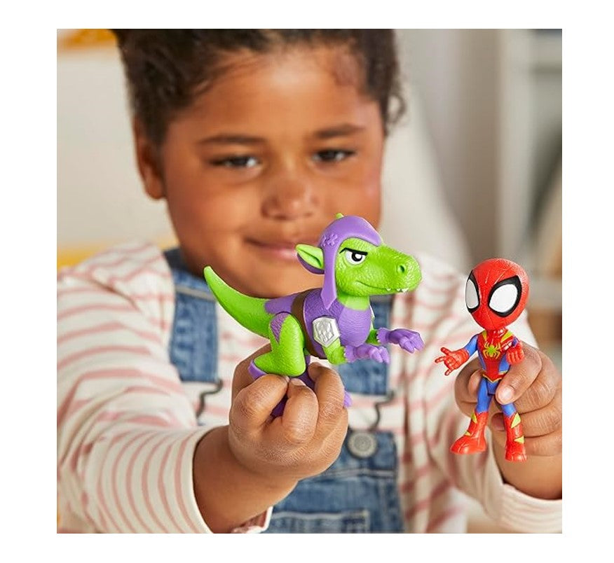 Boneco Spidey E Goblin Raptor Dino-Webs - Hasbro G0120