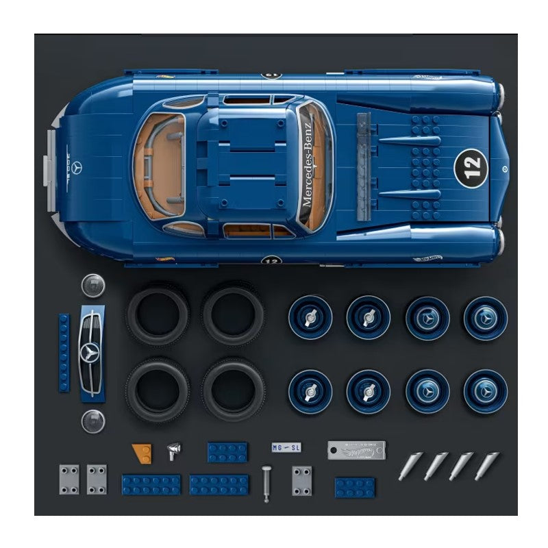 Hot Wheels Brick Shop Premium Mercedes-Benz 300 SL - Mattel