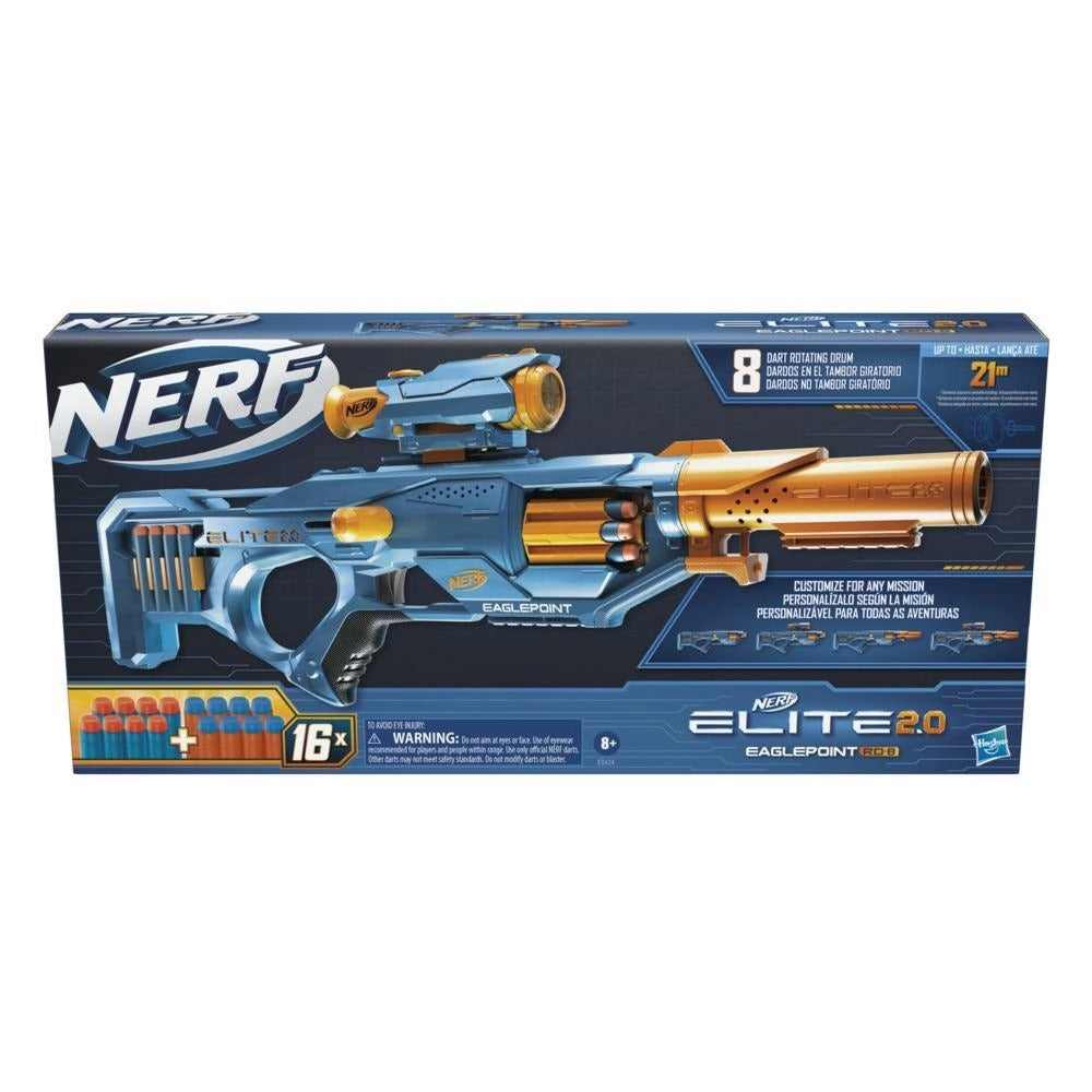 Nerf Lança Dardos Elite 2.0 Lançador Eaglepoint Rd-8