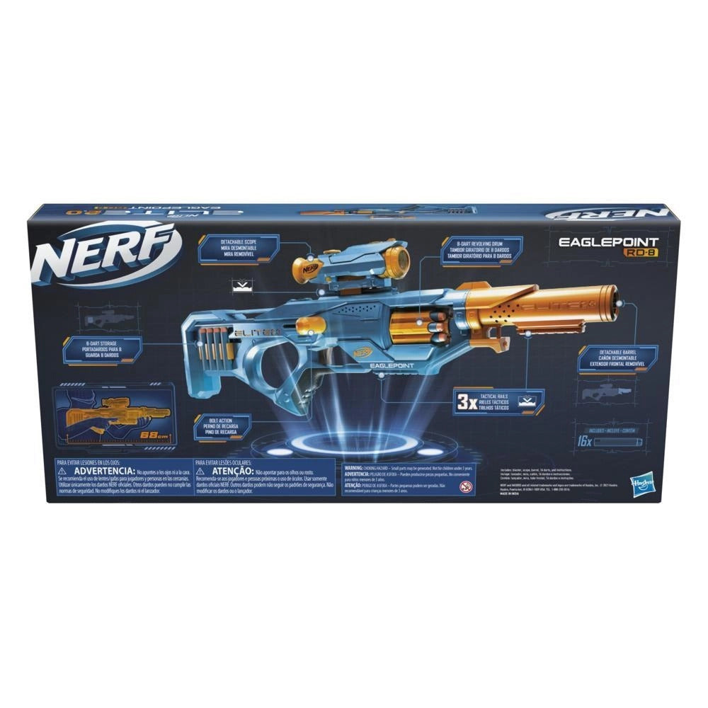 Nerf Lança Dardos Elite 2.0 Lançador Eaglepoint Rd-8