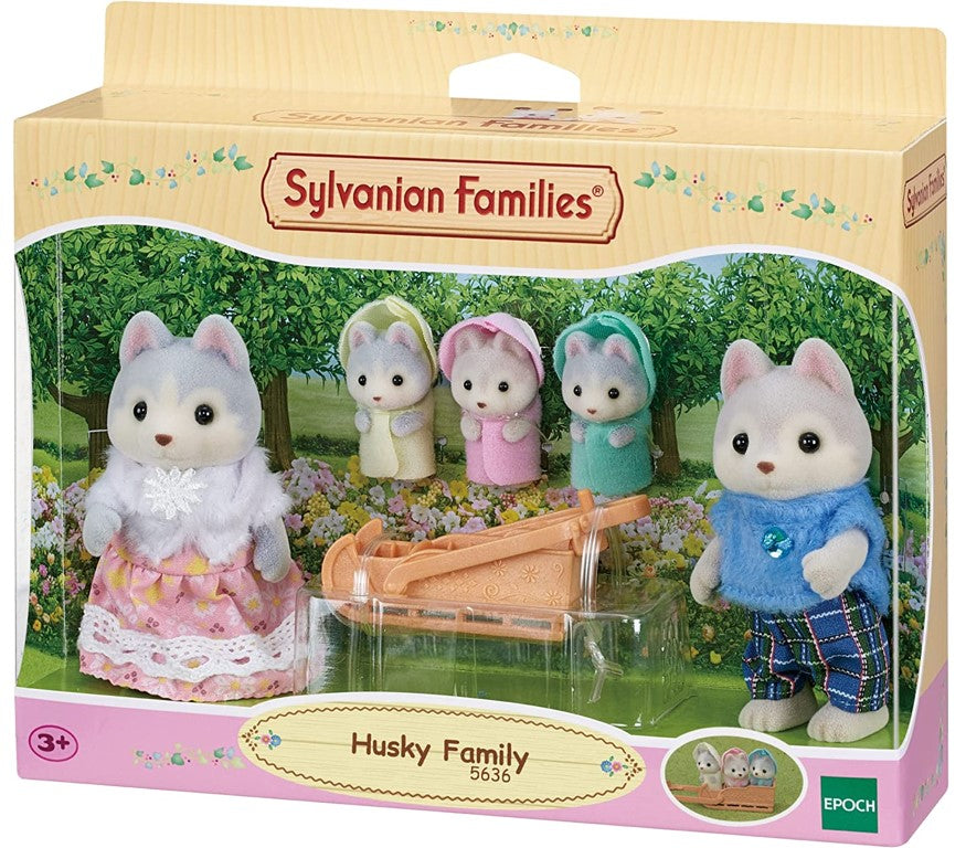Sylvanian Families - Família dos Huskys