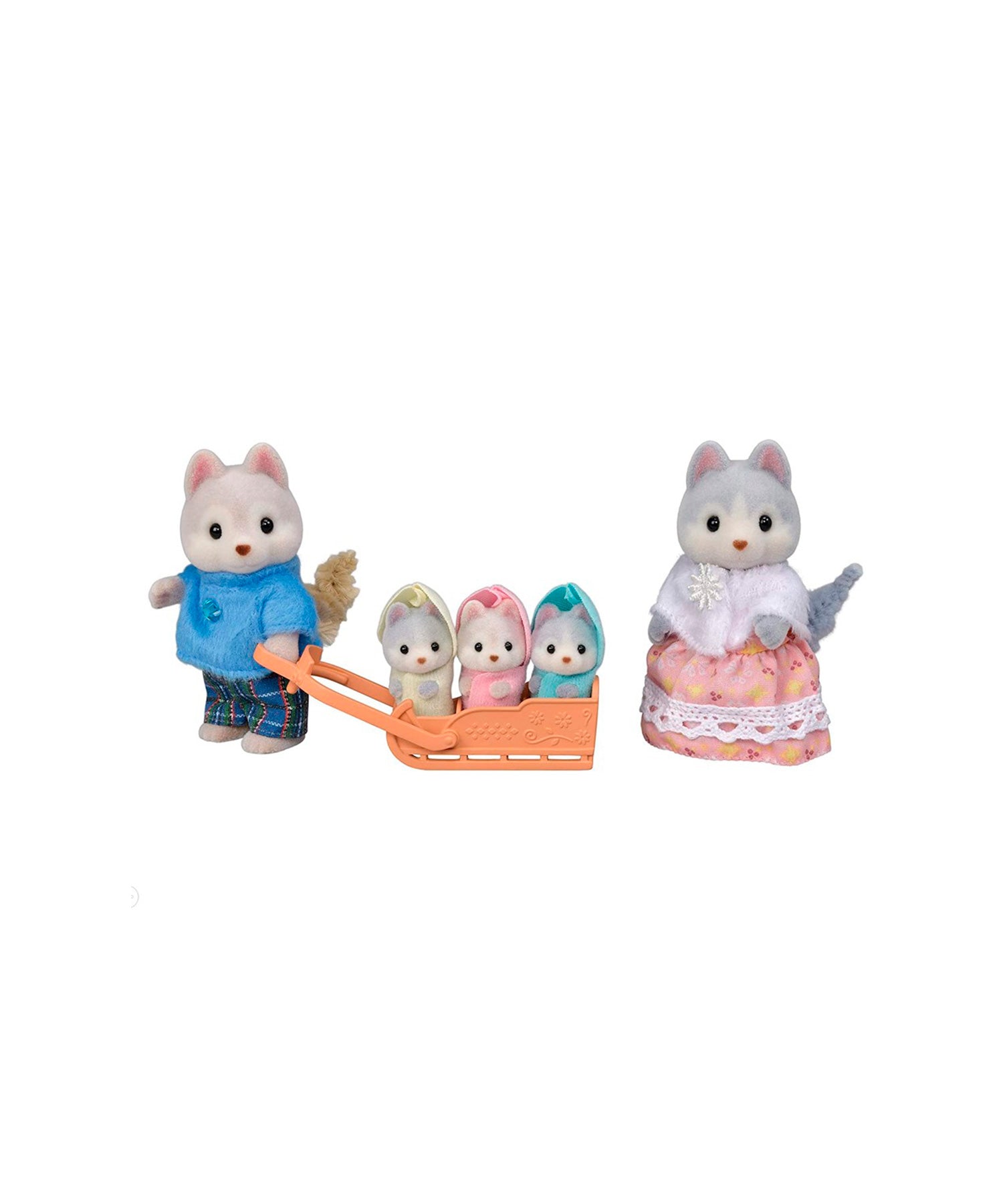 Sylvanian Families - Família dos Huskys