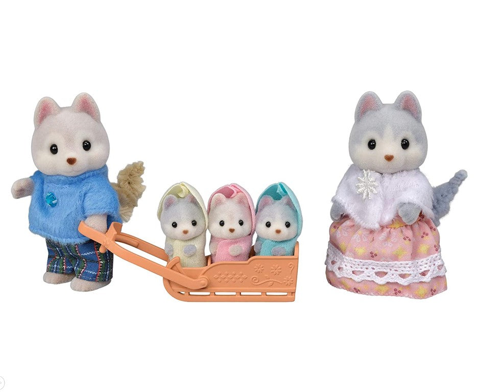 Sylvanian Families - Família dos Huskys