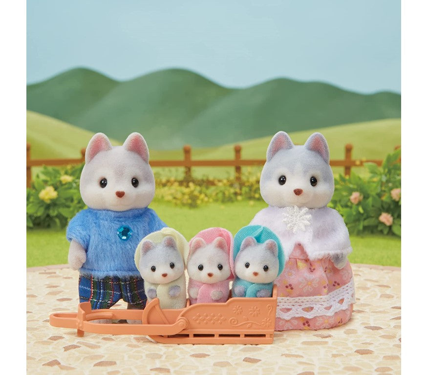 Sylvanian Families - Família dos Huskys