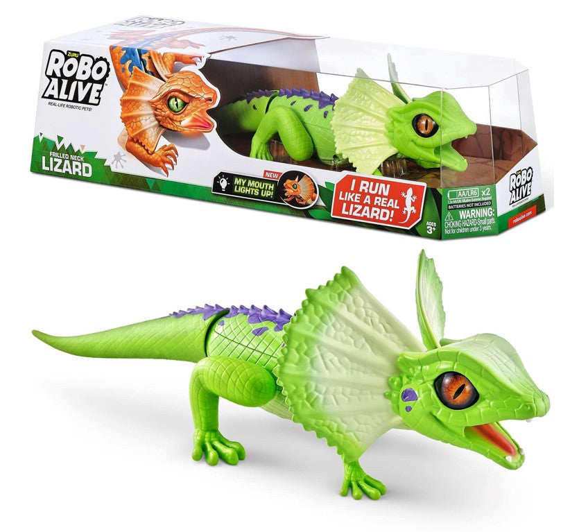 Brinquedo Robo Alive Lagarto Eletrônico 1120 - Candide