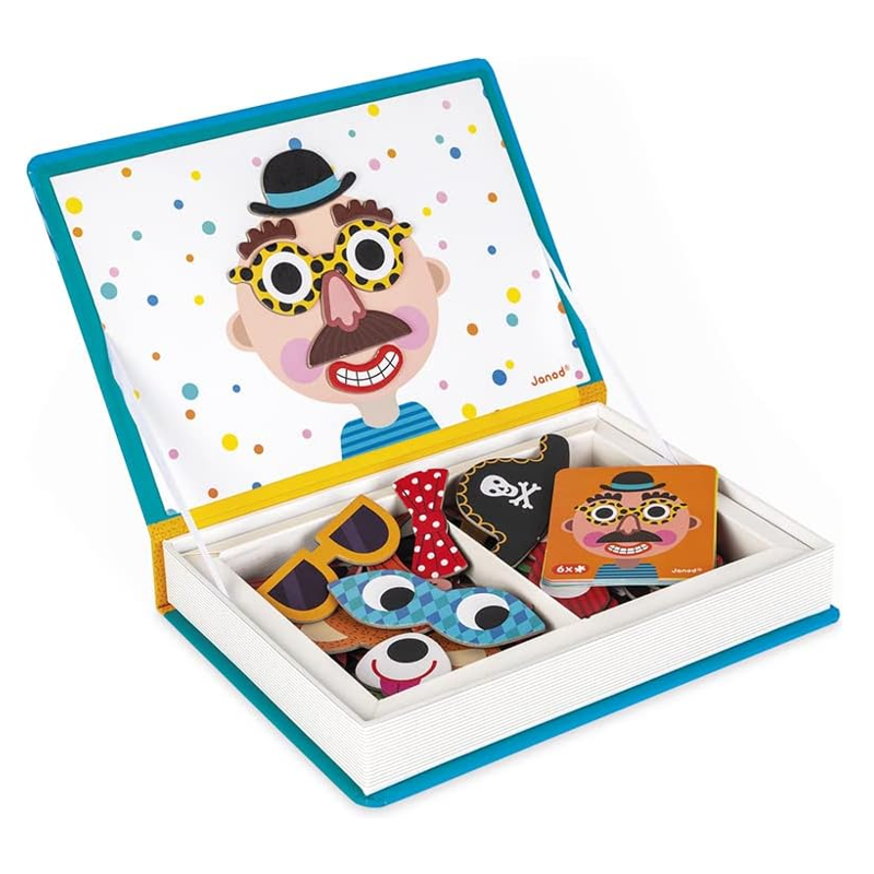 Livro Magnético Crazy Faces Personagens - Maped