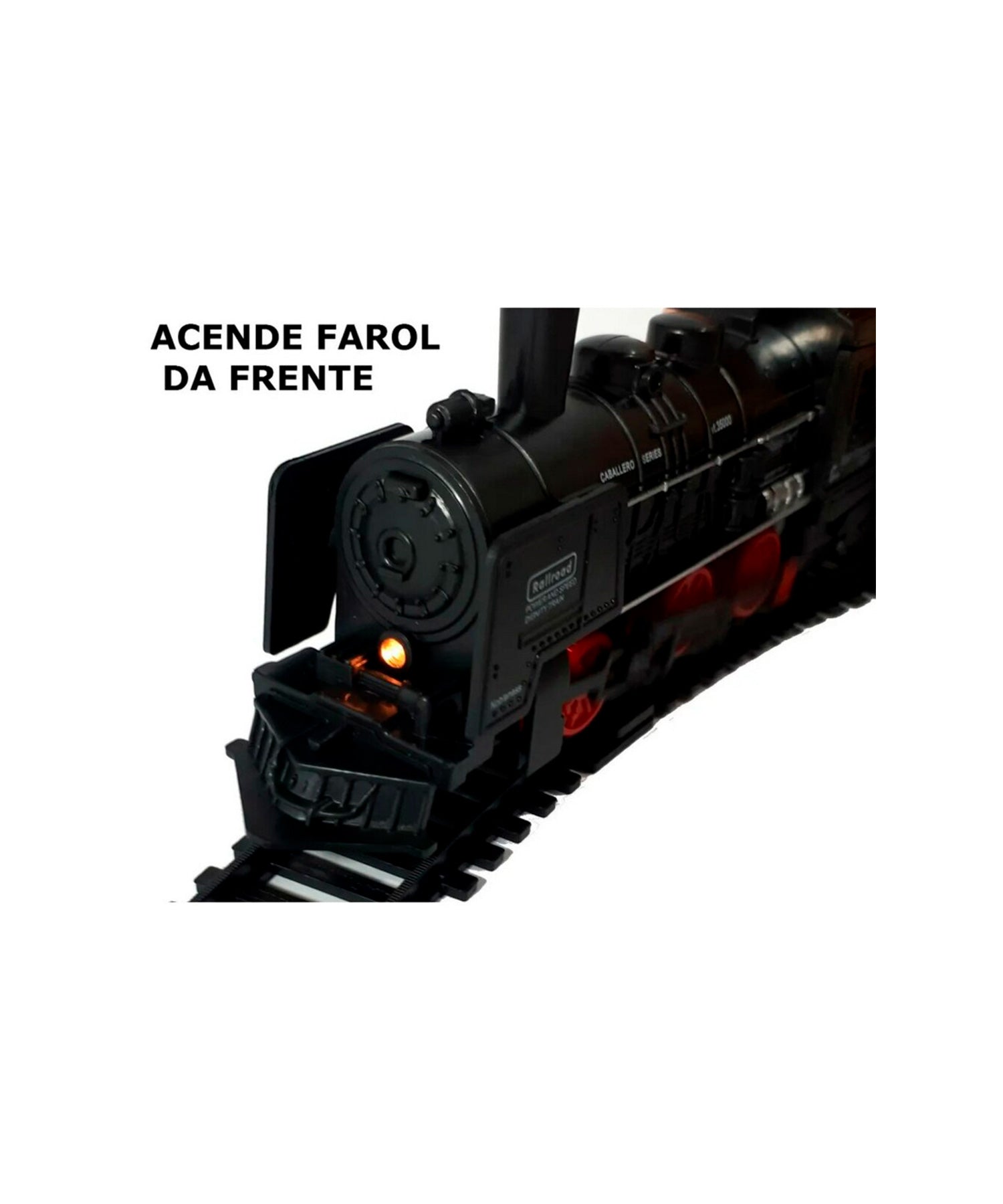 Locomotiva Real Train Super Trilho - Zoop toys