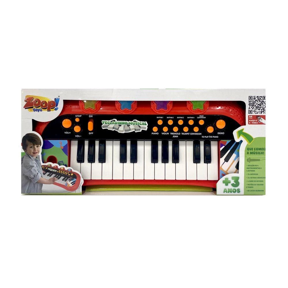 Teclado Musical Infantil Rock Star ZP00754 - Zoop Toys