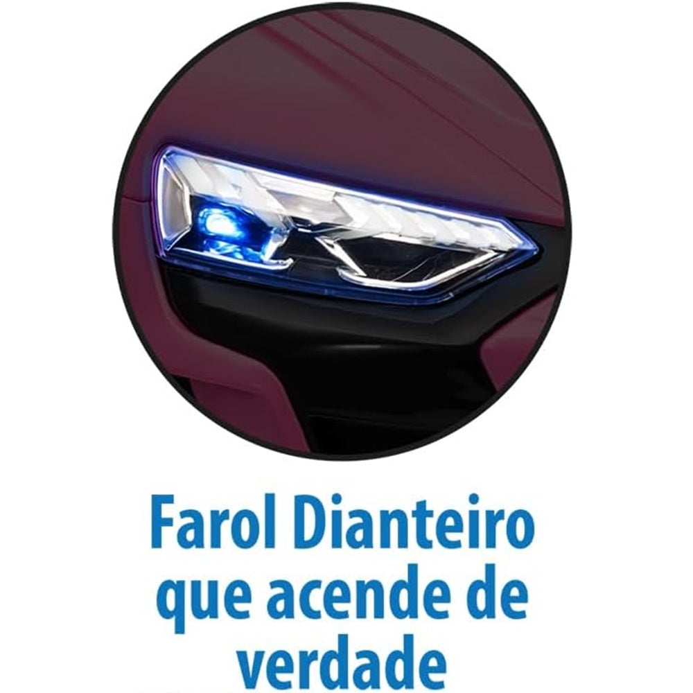 Audi RS E-tron GT R/c Elétrico 12v Rosa - Bandeirantes