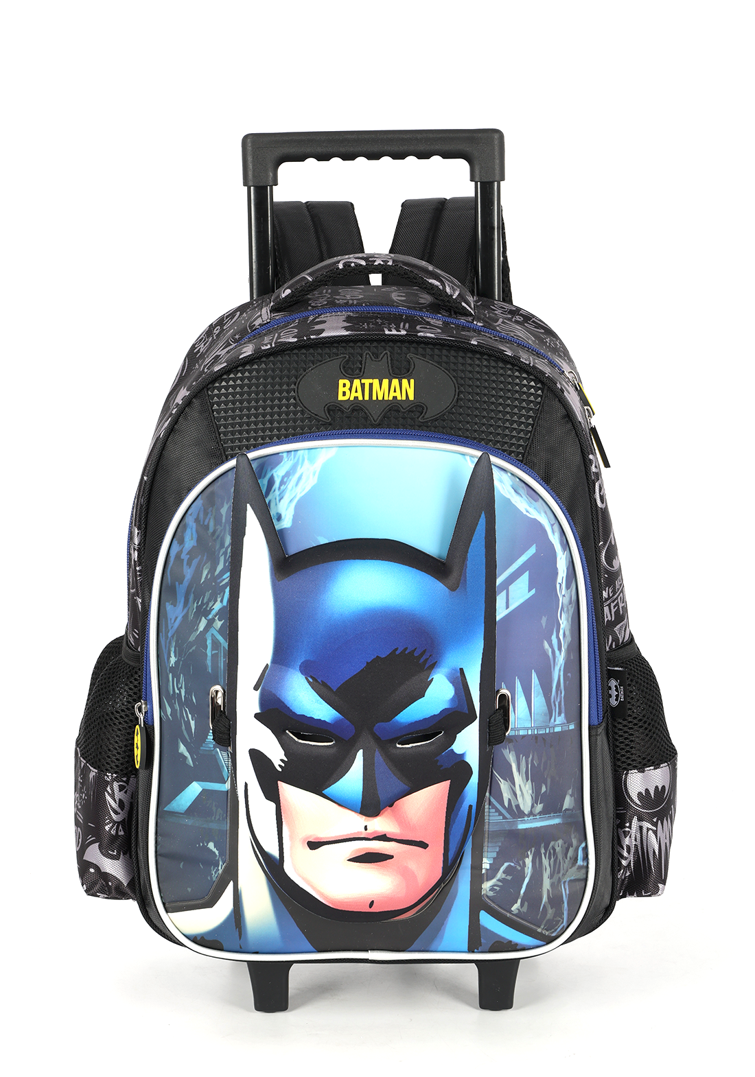Mochila de Rodinhas Batman Luxcel | Super Herói | Rodas e Alça | Aventura e Força G