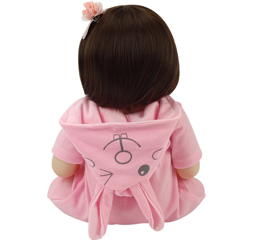 Boneca Bebê Reborn com Macacão e Acessórios Baby Star