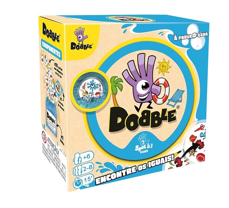Jogo De Cartas Dobble À Prova DAgua - Galápagos Jogos