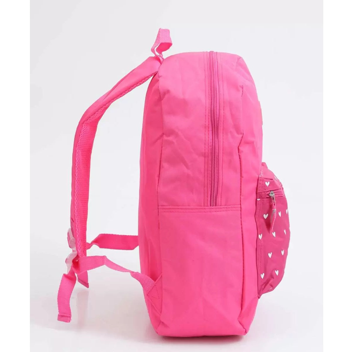 Mochila Escolar Feminina Corações G Rosa - Clio