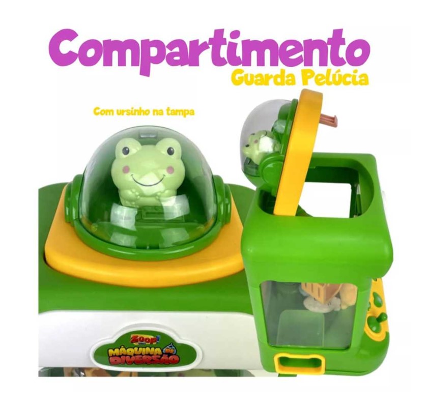 Brinquedo Mini Máquina de Agarrar Bichinhos - Zoop Toys