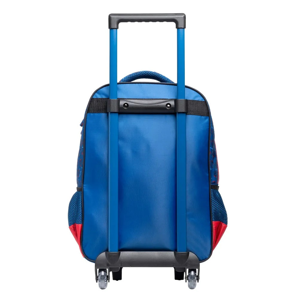 Mochila com Rodinhas Homem-aranha Marvel 17 com Chaveiro – Para os Pequenos Heróis Que Encaram o Dia com Atitude!