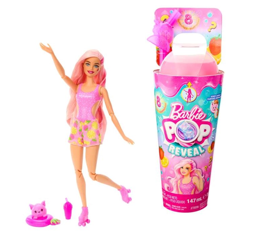 Boneca Barbie Pop Reveal Frutas 8 Surpresas - Mattel HNW40