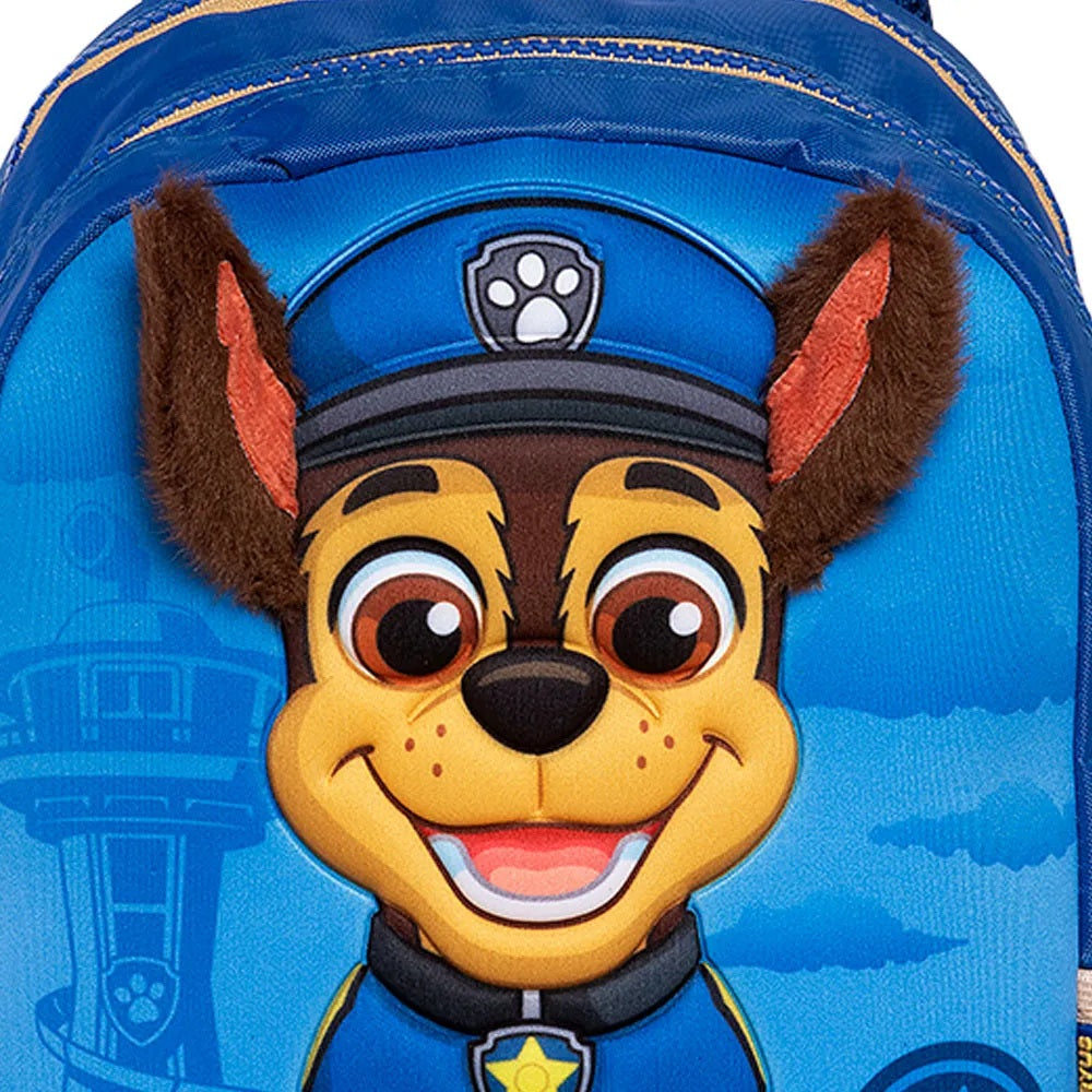 Mochila Infantil 12 Chase Patrulha Canina – Pronto pra ação, sempre ao seu lado!