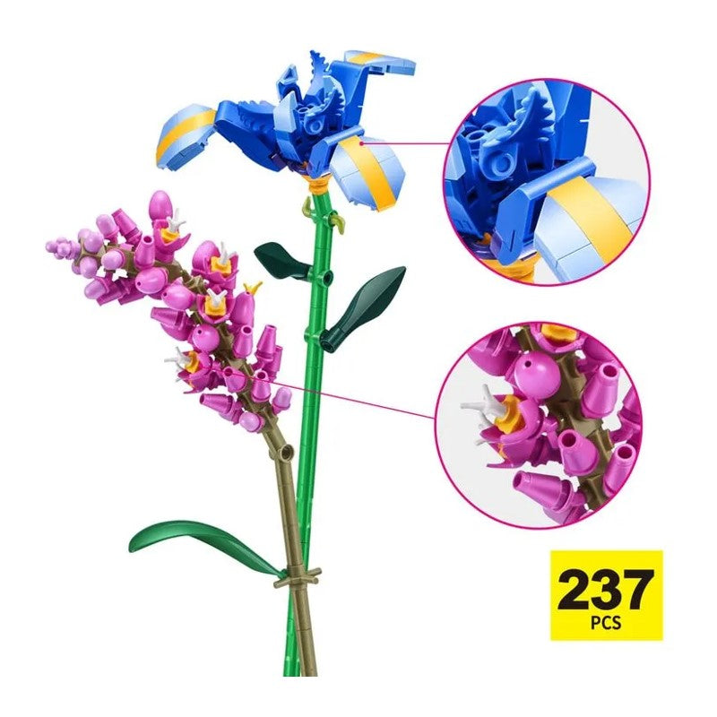 Blocos de Montar Max Premium Flowers