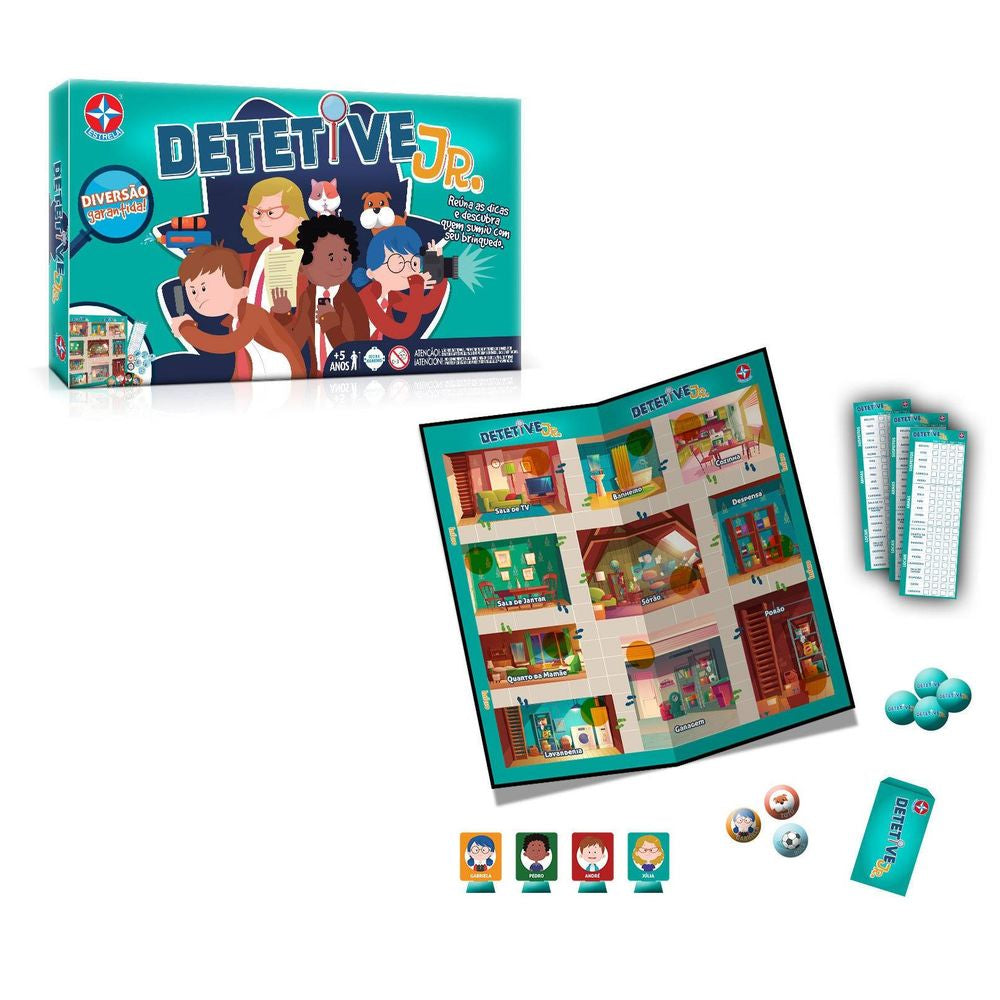 Jogo de tabuleiro Detetive Junior - Estrela