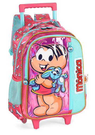 Mochila de Rodinhas Turma da Mônica