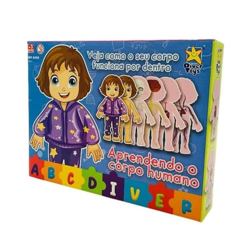 Aprendendo O Corpo Humano Quebra cabeça - DiverToys