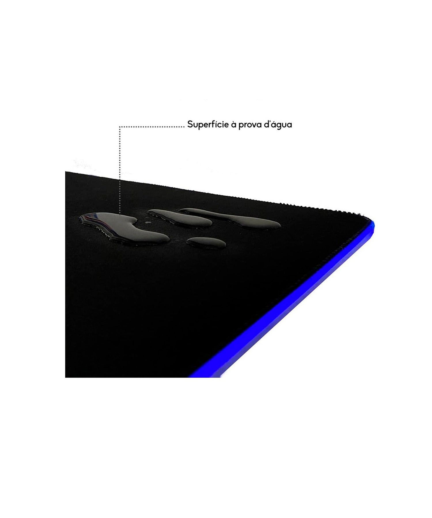 Mouse Pad Gamer - Grande com LED nas bordas - DUST