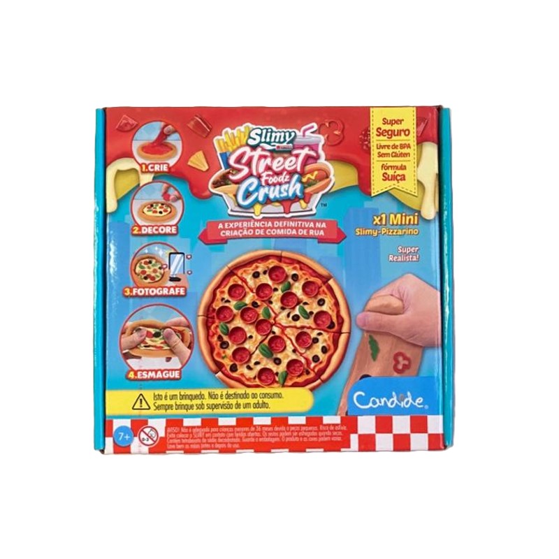 Mini Kit de Slime de Pizza Slimy DIY Street Food Crush - Candide