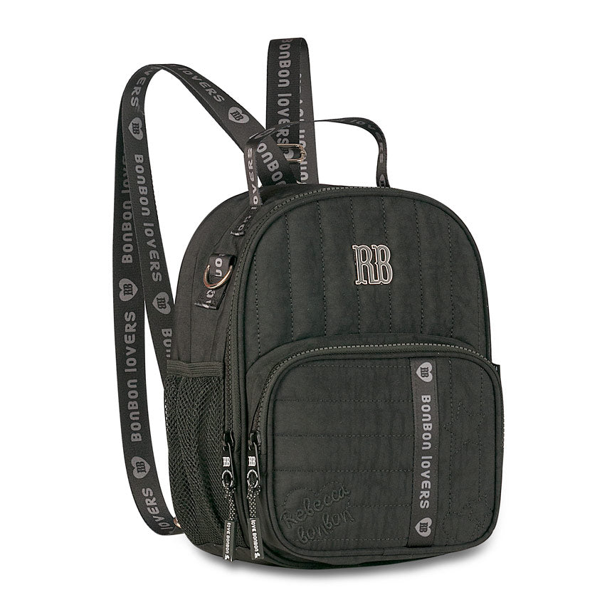 Kit Escolar Rebecca Bonbon – Mochila + Lancheira + Estojo Preto