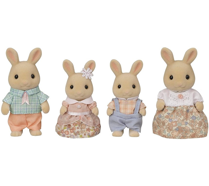 Sylvanian Families - Família Coelhos de Leite