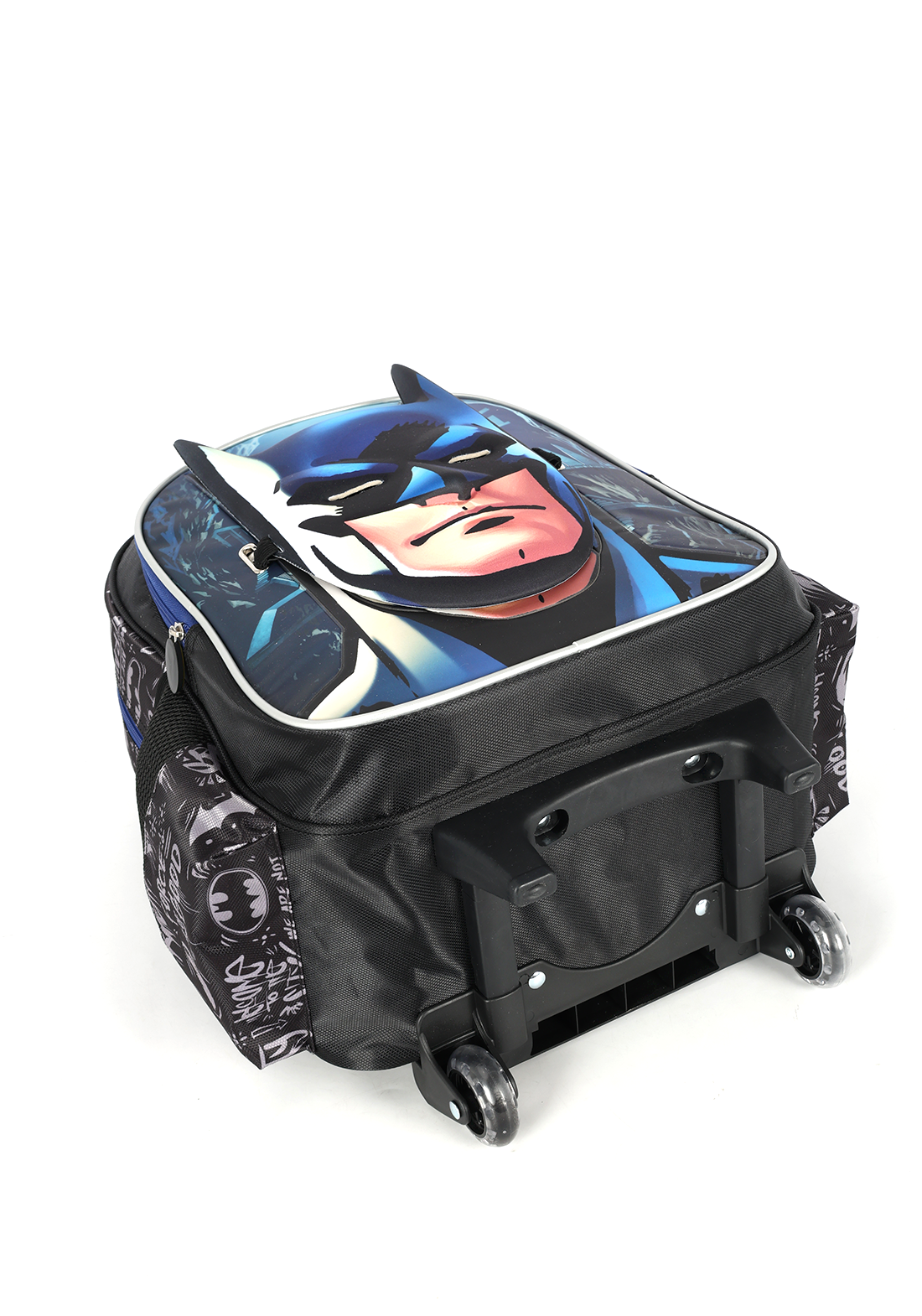 Mochila de Rodinhas Batman Luxcel | Super Herói | Rodas e Alça | Aventura e Força G