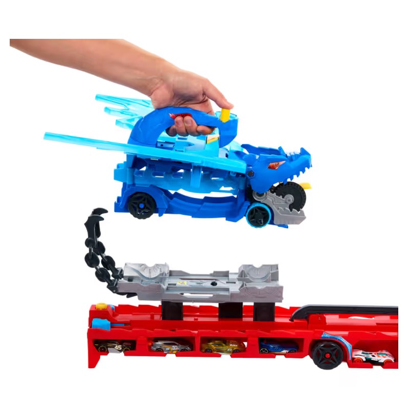 Hot Wheels City Ultimate Dual Dragon Transporter - MATTEL