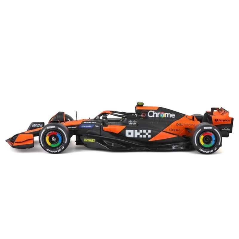 Miniatura Fórmula 1 com boneco Norris McLaren MCL38 - CALIFORNIA TOY