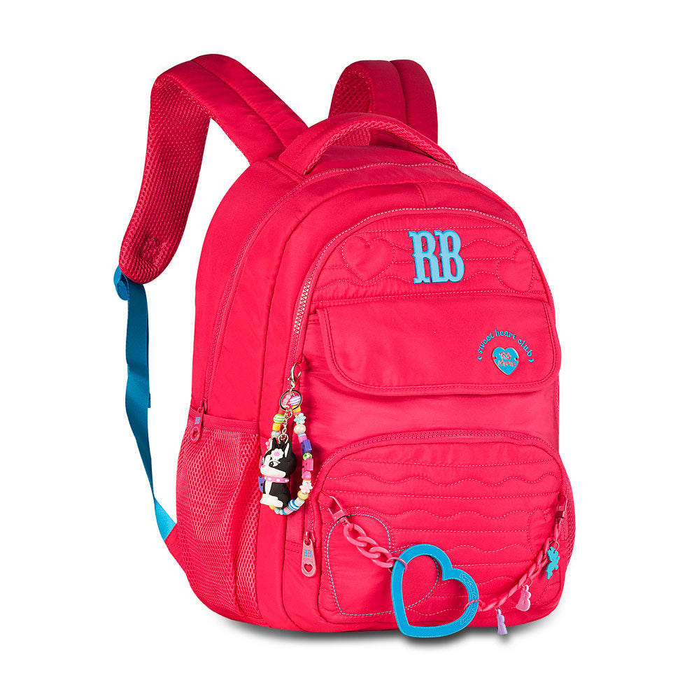 Kit Completo Mochila Lancheira Estojo Rebecca Bonbon RB Clio Rosa Pink