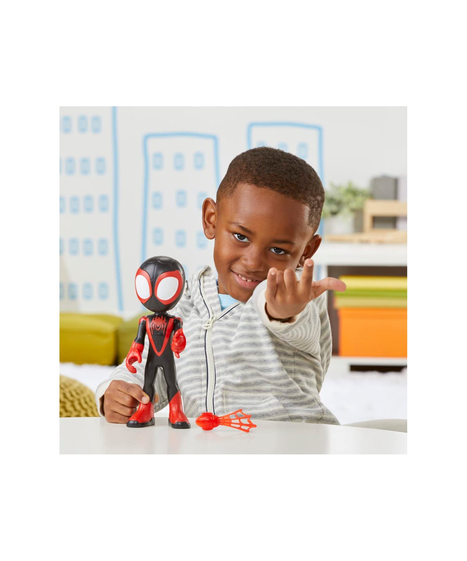 Figura (Boneco) - Spidey Amazing Friends - Miles Morales
