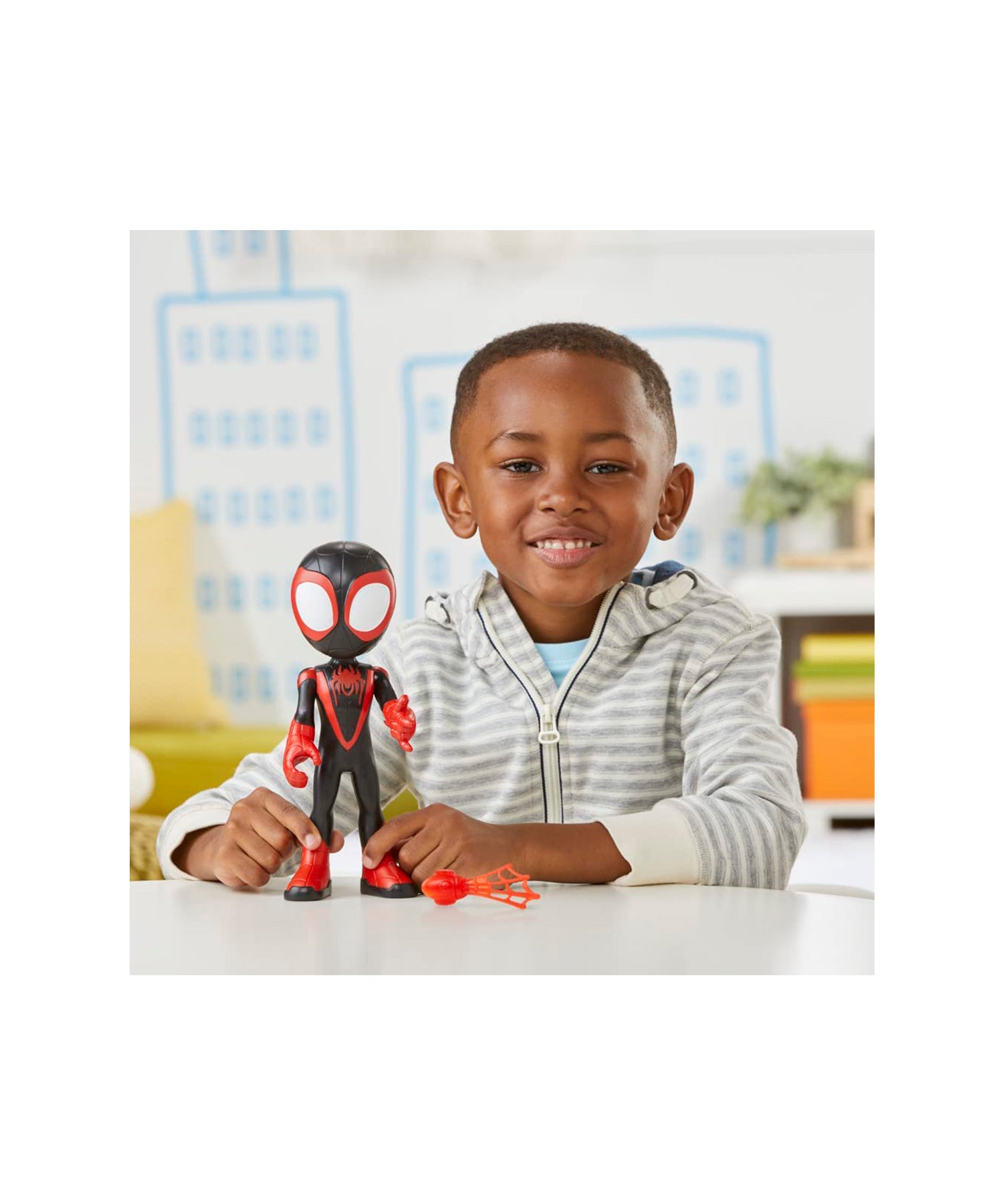 Figura (Boneco) - Spidey Amazing Friends - Miles Morales