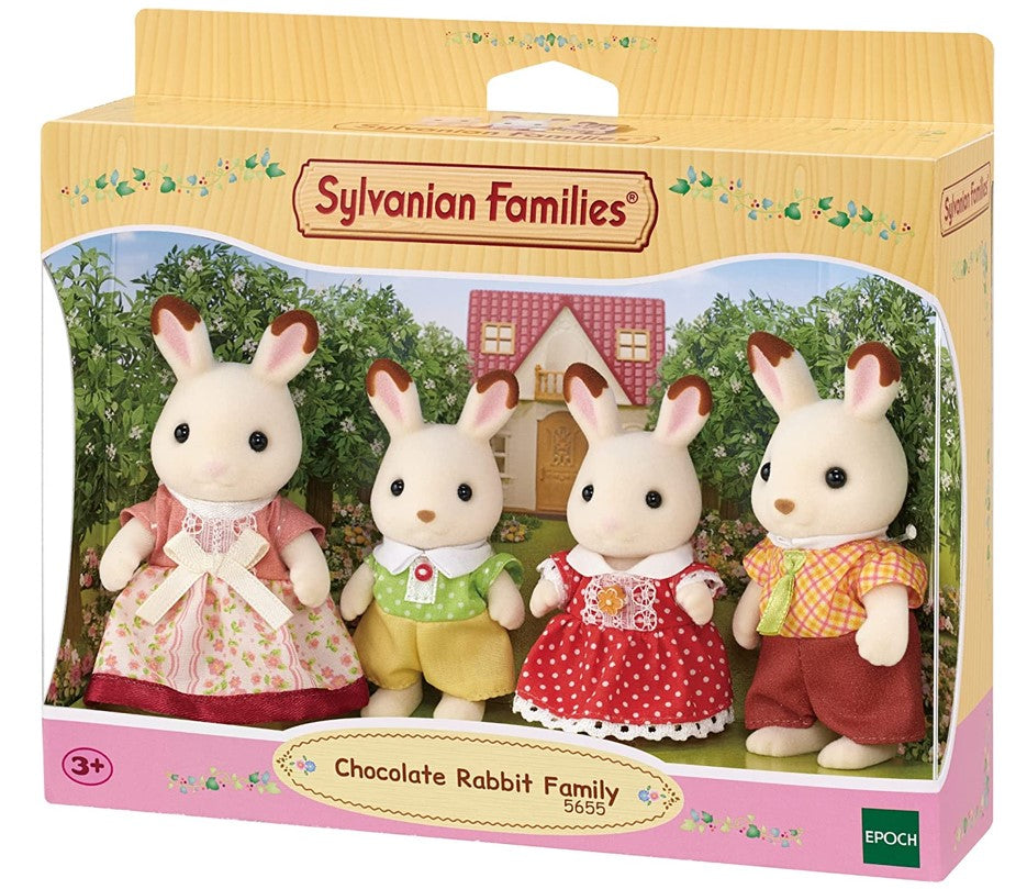 Sylvanian Families Família dos Coelhos Chocolate 5655 - Epoch