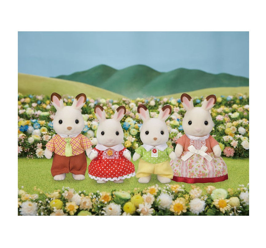 Sylvanian Families Família dos Coelhos Chocolate 5655 - Epoch