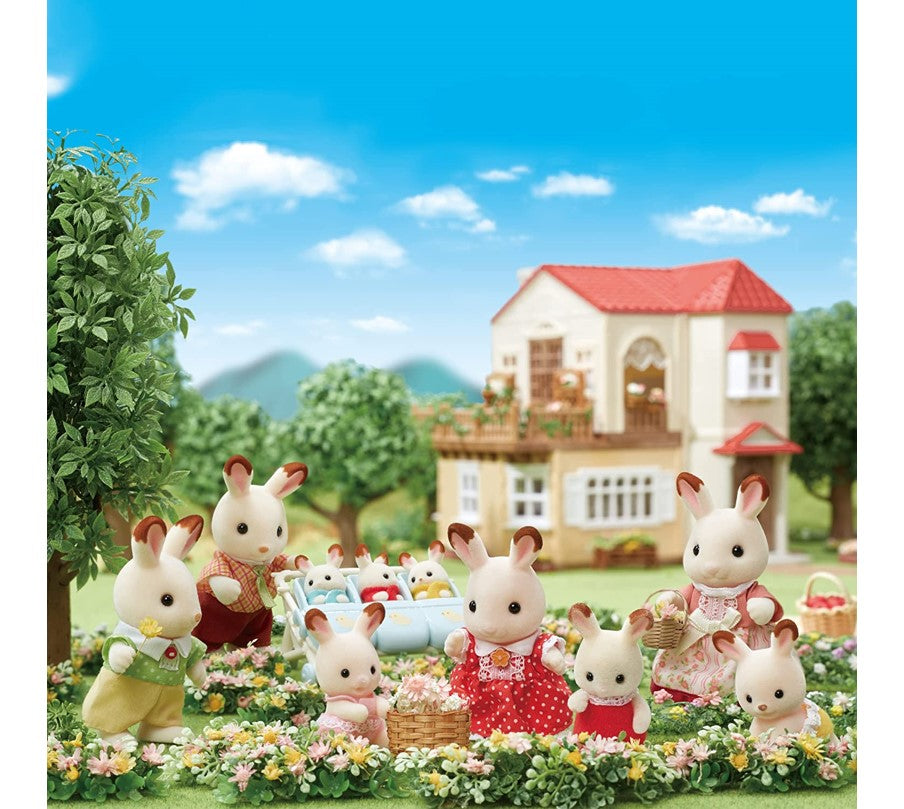 Sylvanian Families Família dos Coelhos Chocolate 5655 - Epoch