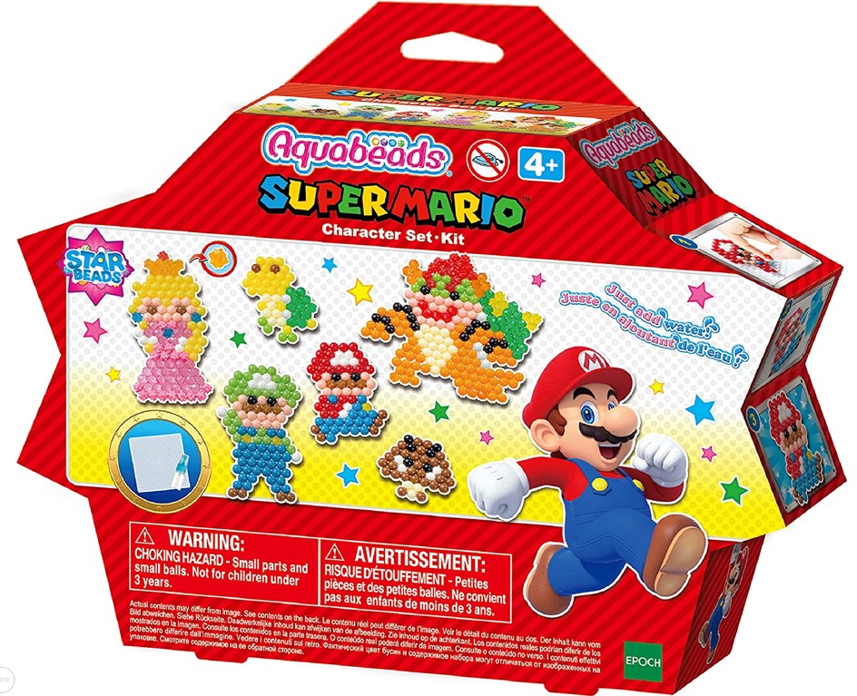 Super Mario - Aquabeads Character Set (W/ Star Beads)