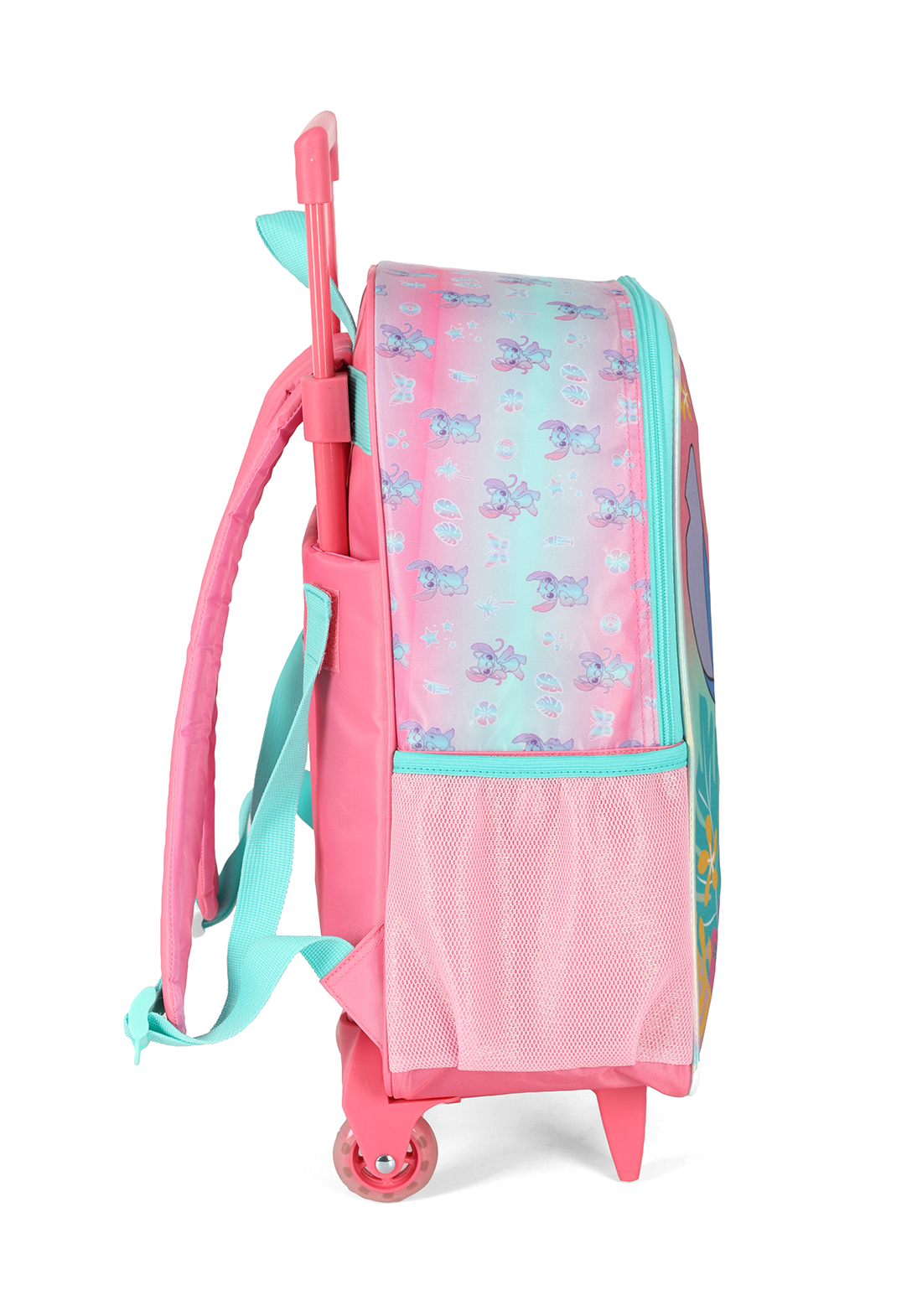 Kit Escolar Stitch Luxcel – Mochila com Rodinhas, Lancheira e Estojo