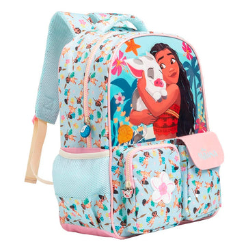 Kit Escolar Moana 2 em 1: Mochila de Costas Reforçada + Estojo Xeryus Original