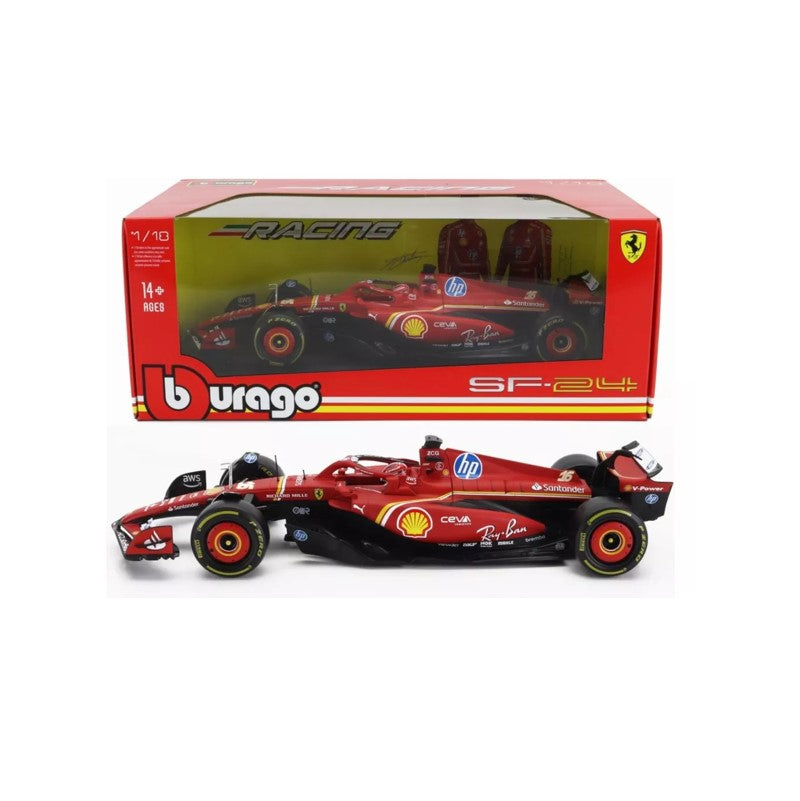 Miniatura Ferrari SF24 leclerc 1:18 - Bburago