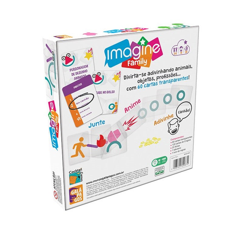 Jogo de Cartas Imagine Family - Galápagos