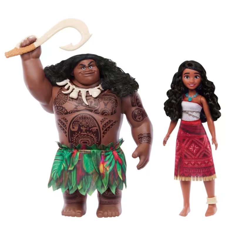 Moana 2 Boneco Moana e Maui Articulado - Mattel