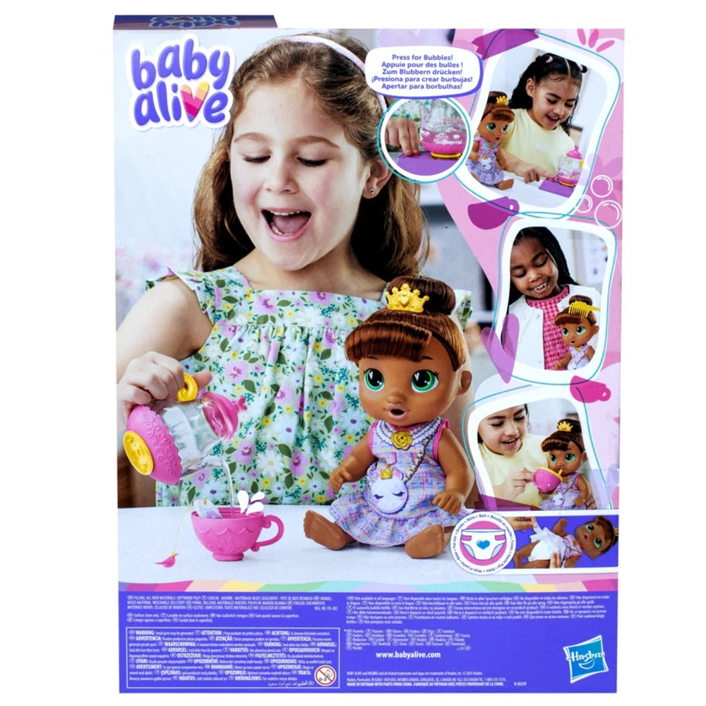 Baby Alive Festinha do Chá Sophia Sparkle Morena - Hasbro