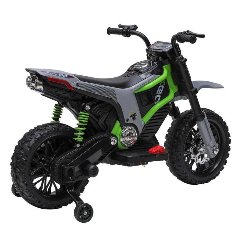 Moto Elétrica ZS Infantil 12V Verde com rodinhas  - Zippy