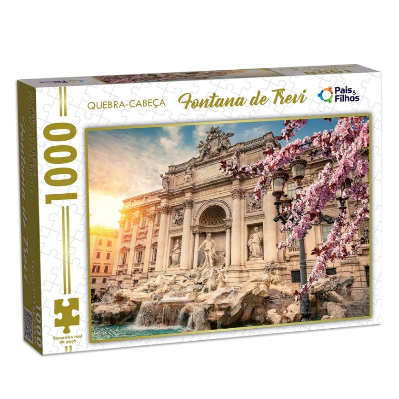 Quebra-Cabeça 1000 Peças Fontana Di Trevi - Pais & Filhos