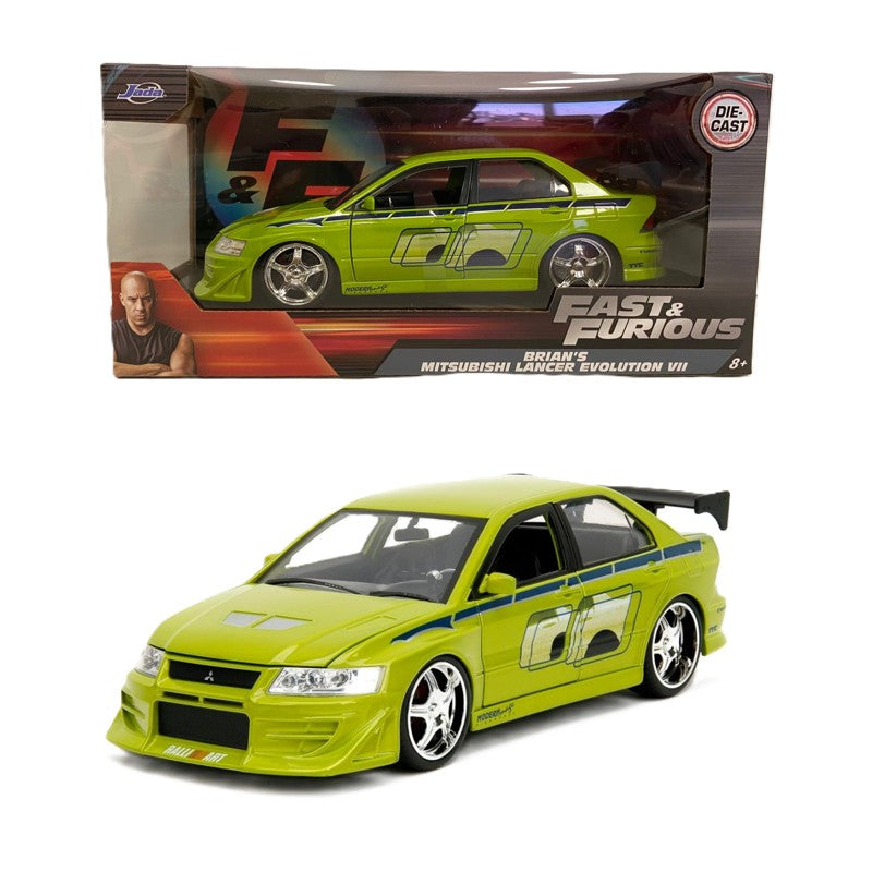 Miniatura Mitsubishi Lancer VII Velozes e Furiosos 1:24 - Jada