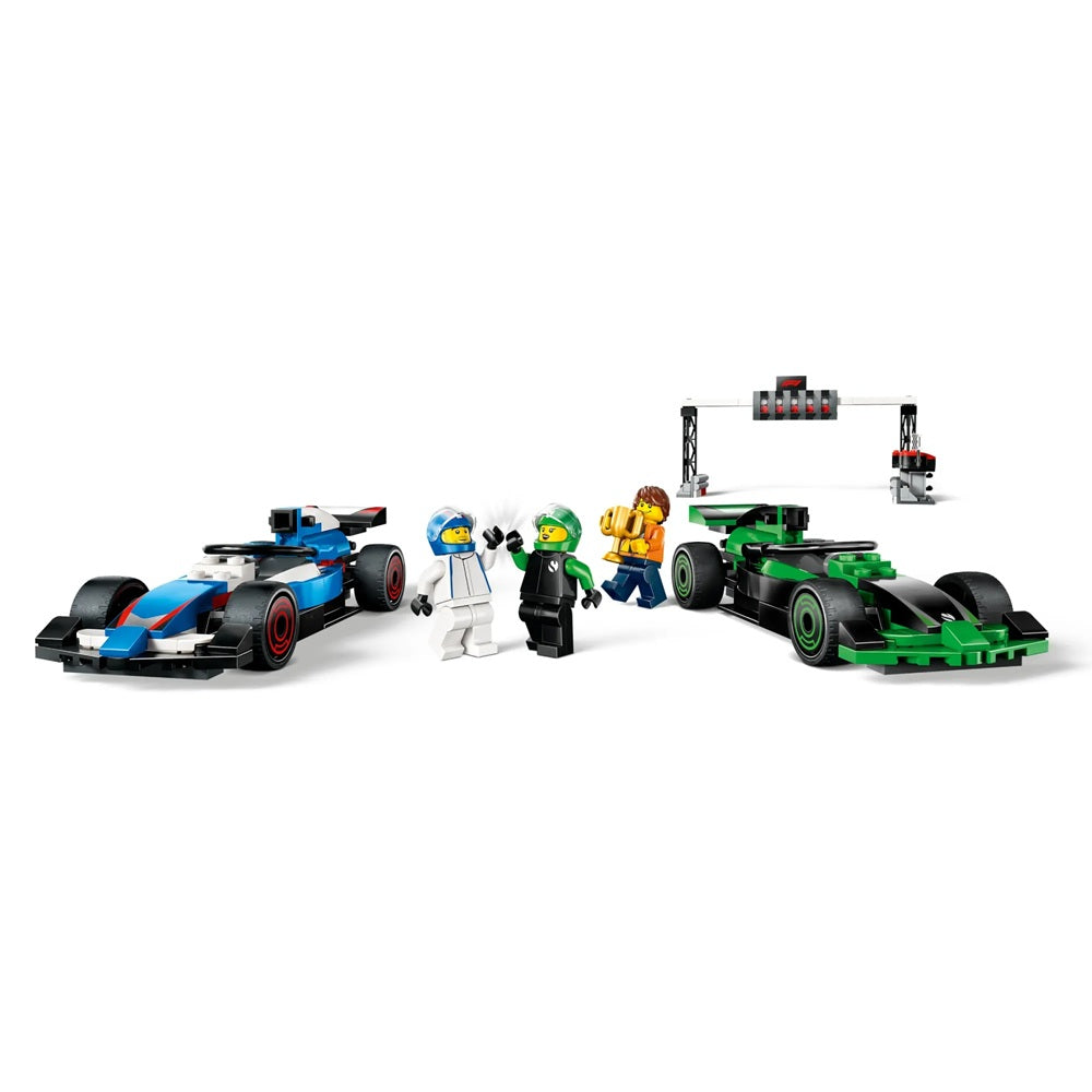 Lego City F1 Grid com carros de corrida VCARB e Sauber - 60474