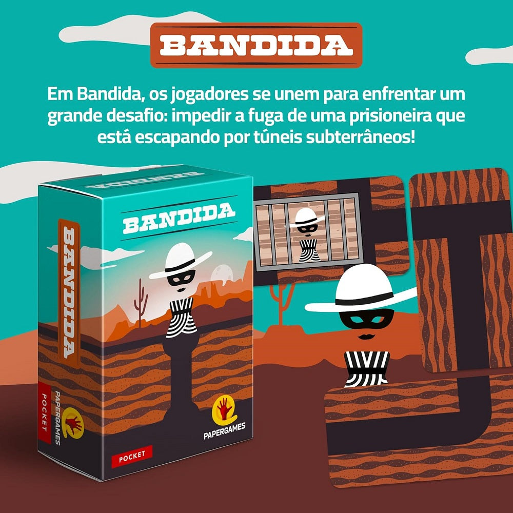 Jogo de Cartas Bandida - PaperGames J097